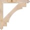 Ekena Millwork Merced Arts & Crafts Smooth Bracket, Douglas Fir, 3 1/2"W x 36"D x 36"H BKT04X36X36MRC03SDF - alternate 3